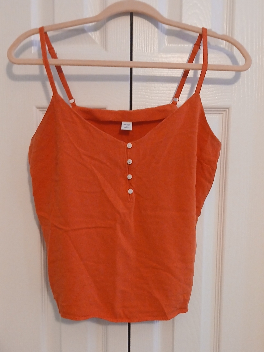 Old Navy Orange Button-Front Camisole